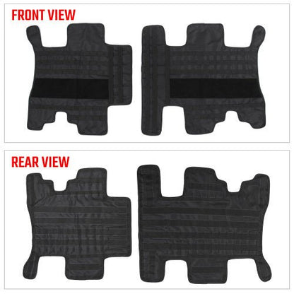 Overhead MOLLE Panel Storage System for Ford Bronco (2021 - 2024, 2/4 - Door) | Roof Liner Organizer with 5 Detachable Tactical Pouches - The Vibe Haven