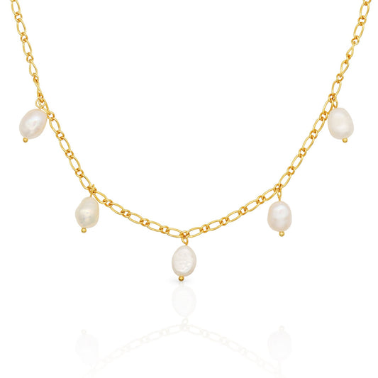 PEARL CHARM 18K GOLD PLATED - The Vibe Haven