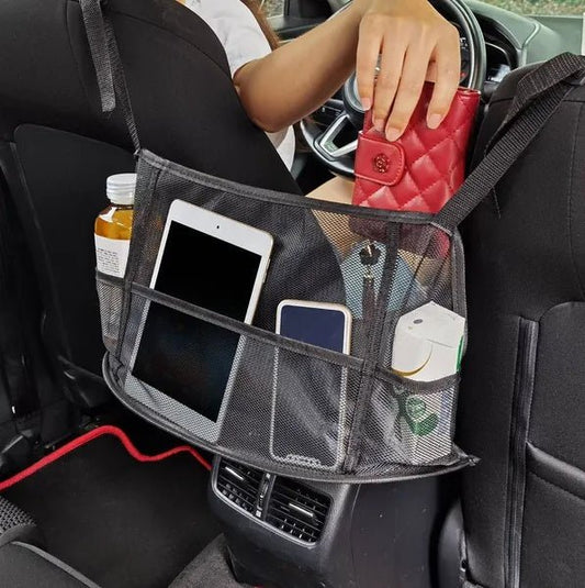 Premium Car Console Organizer & Handbag Holder - The Vibe Haven