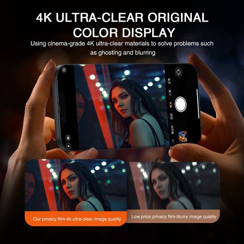 Premium Privacy Tempered Glass Screen Protector (Full Coverage) For iPhone 11 - 16 Series - The Vibe Haven