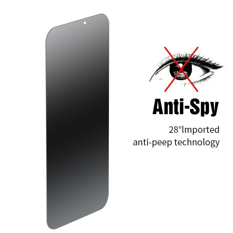 Premium Privacy Tempered Glass Screen Protector (Full Coverage) For iPhone 11 - 16 Series - The Vibe Haven