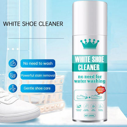 Professional - Grade White Shoe Stain Remover Foam: Formulated to Dissolve Stubborn Oil, Grease, and Ground - In Grass Marks. - The Vibe Haven