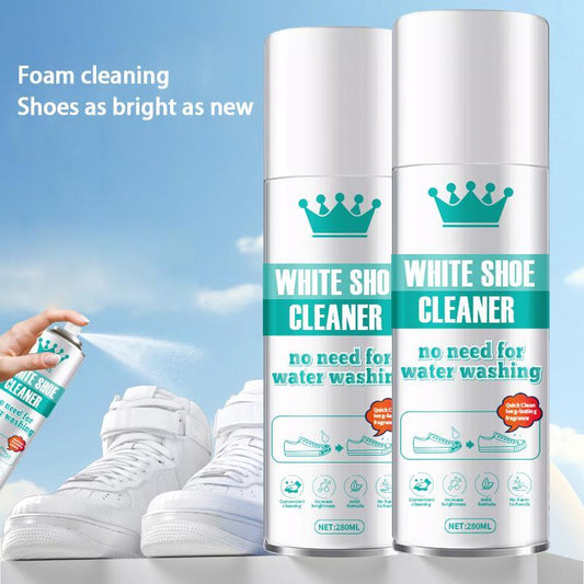 Professional - Grade White Shoe Stain Remover Foam: Formulated to Dissolve Stubborn Oil, Grease, and Ground - In Grass Marks. - The Vibe Haven