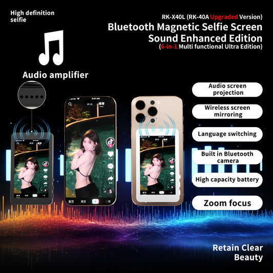 RK - X40L Mobile Selfie Screen Projector: The Ultimate Content Creation Monitor - The Vibe Haven