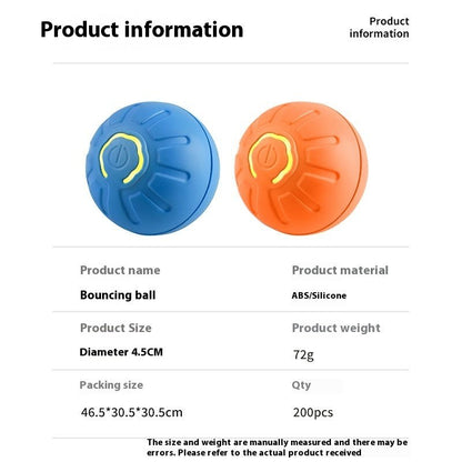 Smart Dog Toy Ball Electronic Interactive Pet Toy Moving Ball USB Automatic Moving Bouncing For Puppy Birthday Gift Cat Product - The Vibe Haven