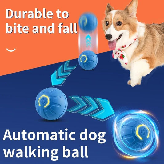 Smart Dog Toy Ball Electronic Interactive Pet Toy Moving Ball USB Automatic Moving Bouncing For Puppy Birthday Gift Cat Product - The Vibe Haven