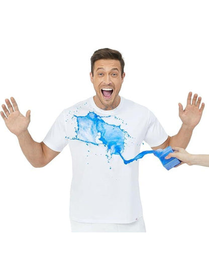 The Hydro - Shield Tech - Tee: Stain - Resistant T-shirt Basic Shirt For Men - The Vibe Haven