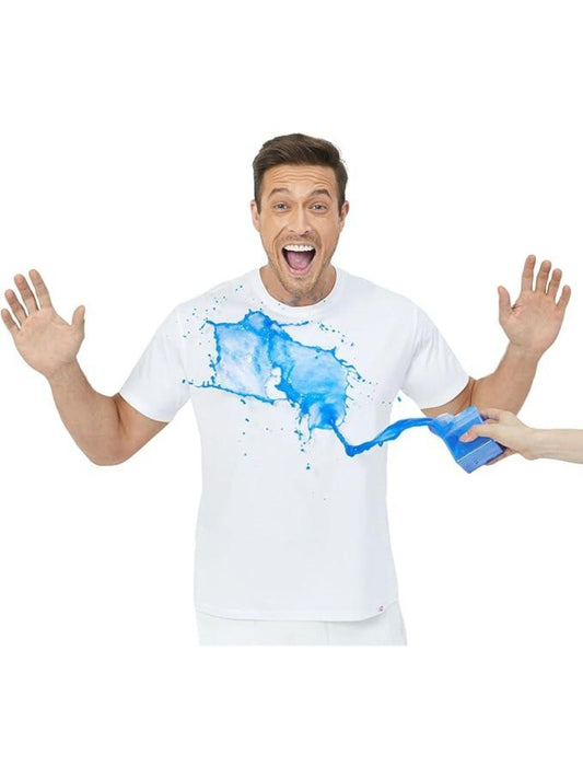 The Hydro - Shield Tech - Tee: Stain - Resistant T-shirt Basic Shirt For Men - The Vibe Haven