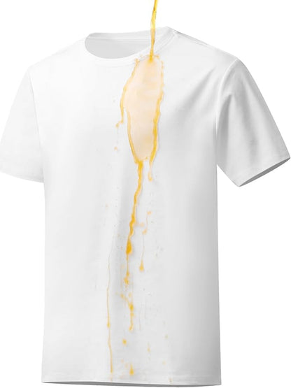 The Hydro - Shield Tech - Tee: Stain - Resistant T-shirt Basic Shirt For Men - The Vibe Haven