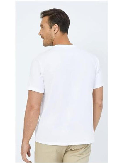 The Hydro - Shield Tech - Tee: Stain - Resistant T-shirt Basic Shirt For Men - The Vibe Haven