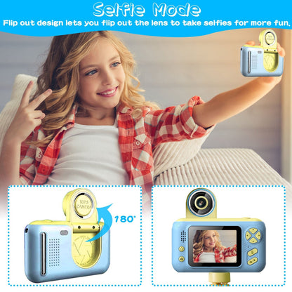 The Ultimate First Camera: Children's HD Digital Video Camera Kit Pro - Style Digital Camera with Swivel Lens & Tripod - 2.4" Screen, 32GB Card Included - The Vibe Haven