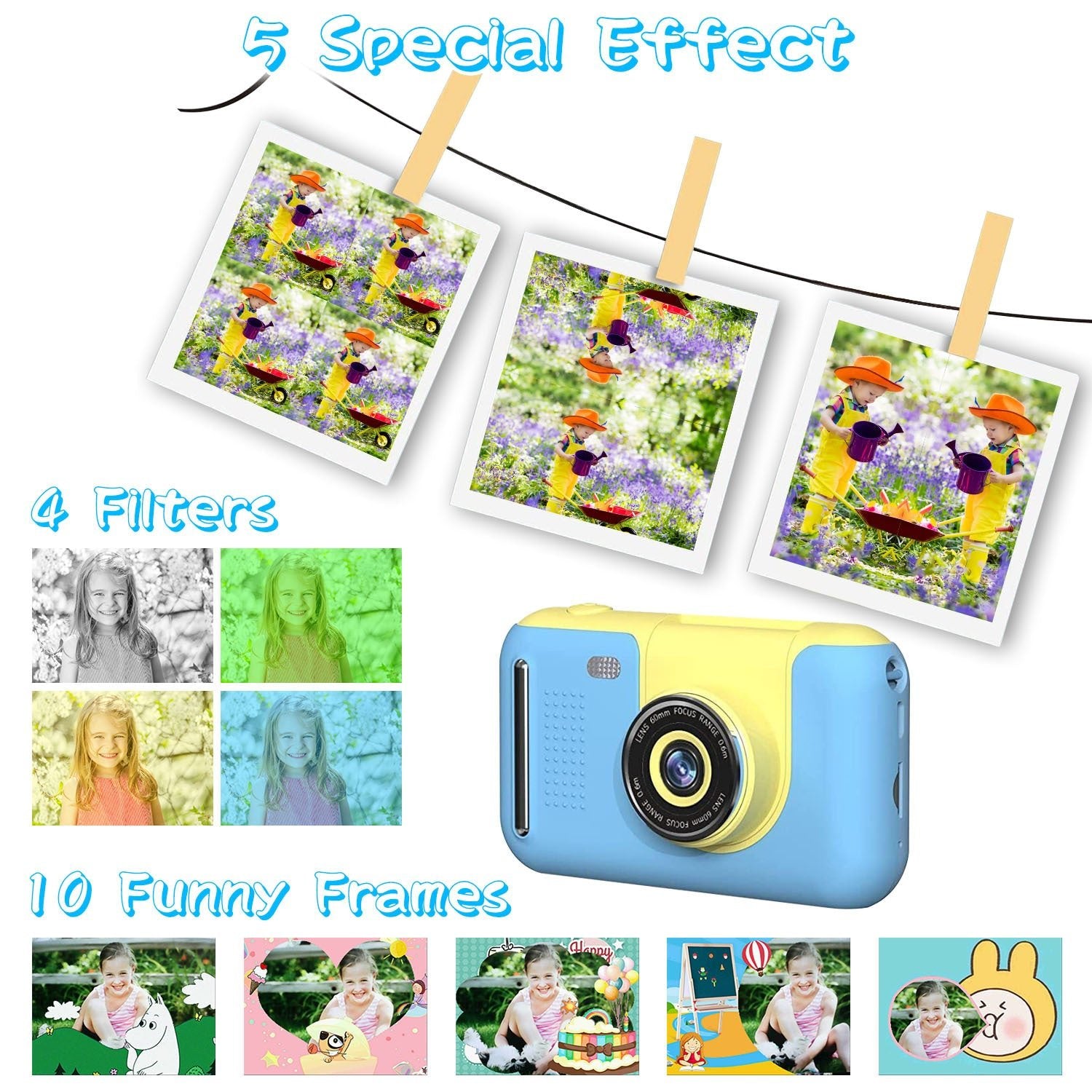 The Ultimate First Camera: Children's HD Digital Video Camera Kit Pro - Style Digital Camera with Swivel Lens & Tripod - 2.4" Screen, 32GB Card Included - The Vibe Haven