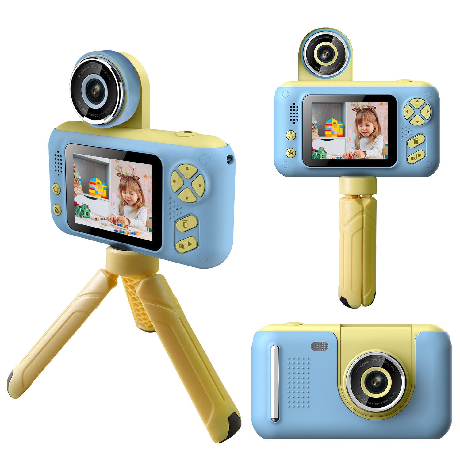 The Ultimate First Camera: Children's HD Digital Video Camera Kit Pro - Style Digital Camera with Swivel Lens & Tripod - 2.4" Screen, 32GB Card Included - The Vibe Haven