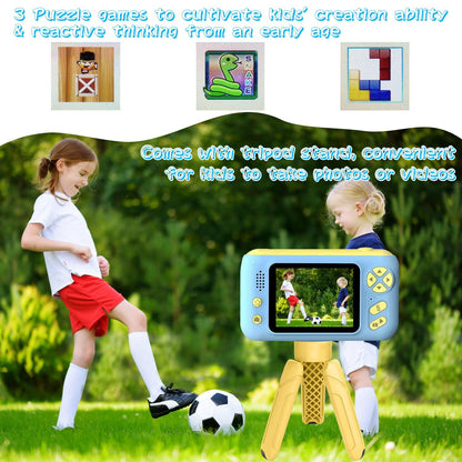 The Ultimate First Camera: Children's HD Digital Video Camera Kit Pro - Style Digital Camera with Swivel Lens & Tripod - 2.4" Screen, 32GB Card Included - The Vibe Haven