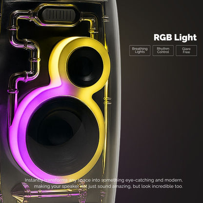 Transparent Wireless Water Resistant Portable Bluetooth Speaker - The Vibe Haven