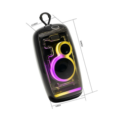Transparent Wireless Water Resistant Portable Bluetooth Speaker - The Vibe Haven