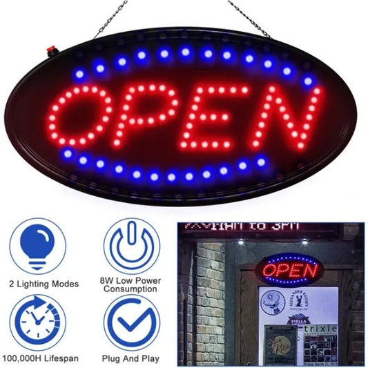 Ultra Bright LED Neon Open Sign Light - The Vibe Haven